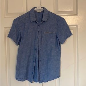 Boys size 10 H&M linen button down